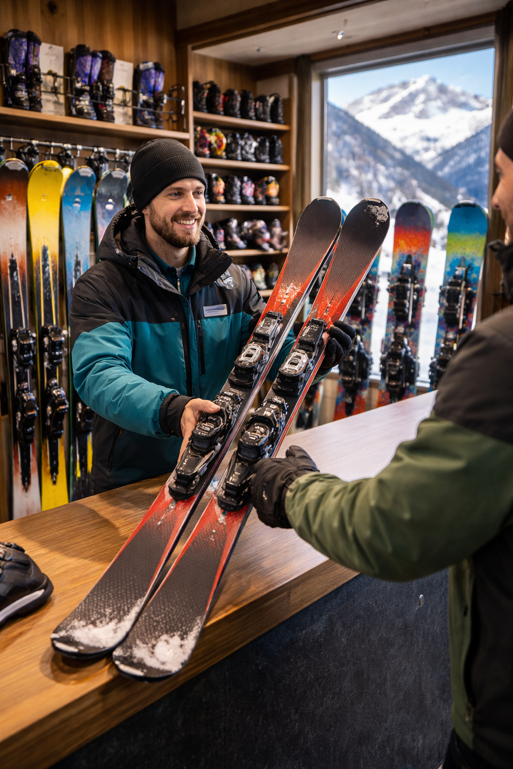 Rental Vertical Ski & Snowboard